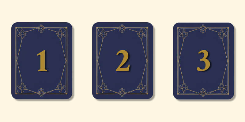 A 3-card tarot spread for understanding relationship dynamics.