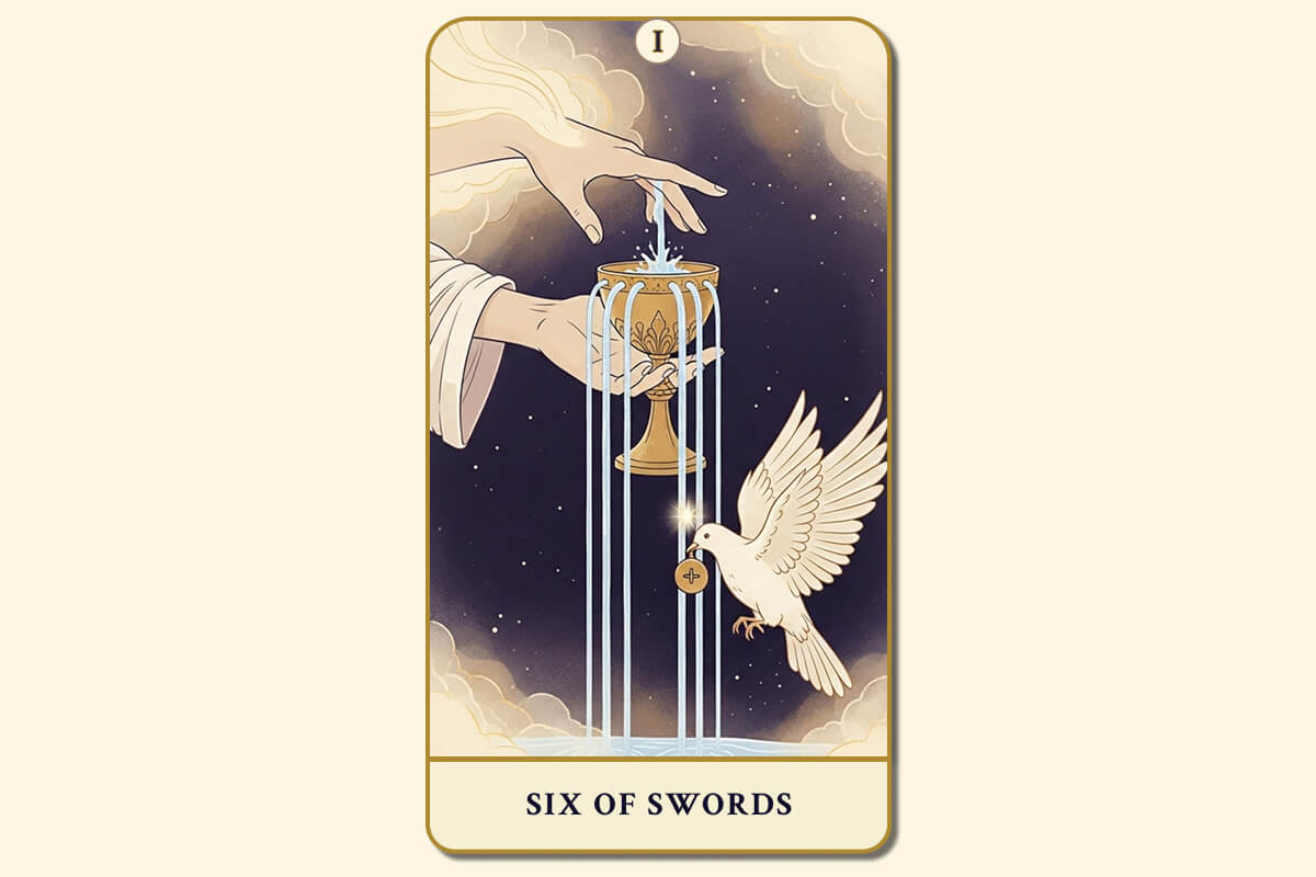 The Ace of Cups tarot card meaning, symbolizing new love, compassion, and creativity.