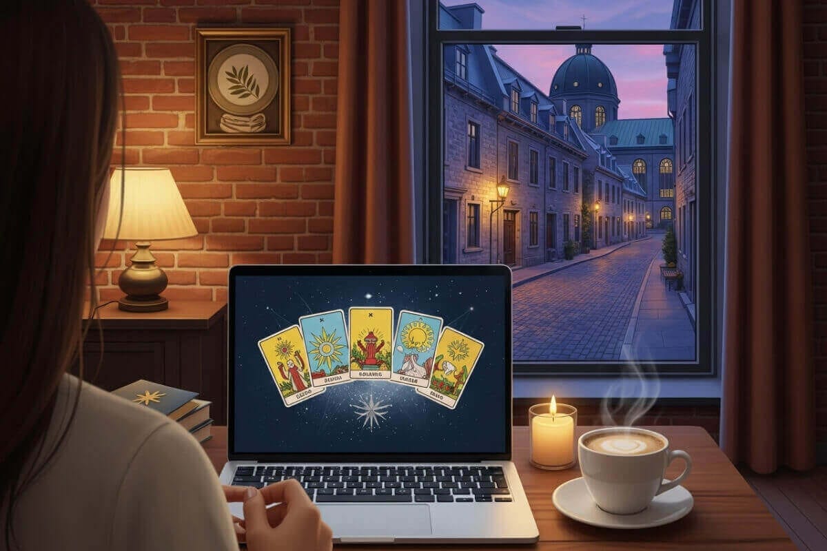 A guide to finding an authentic and convenient online tarot reading in Montreal.
